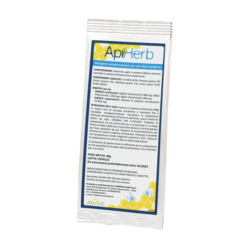 Apiherb mangime complementare per apicoltura busta 40 G